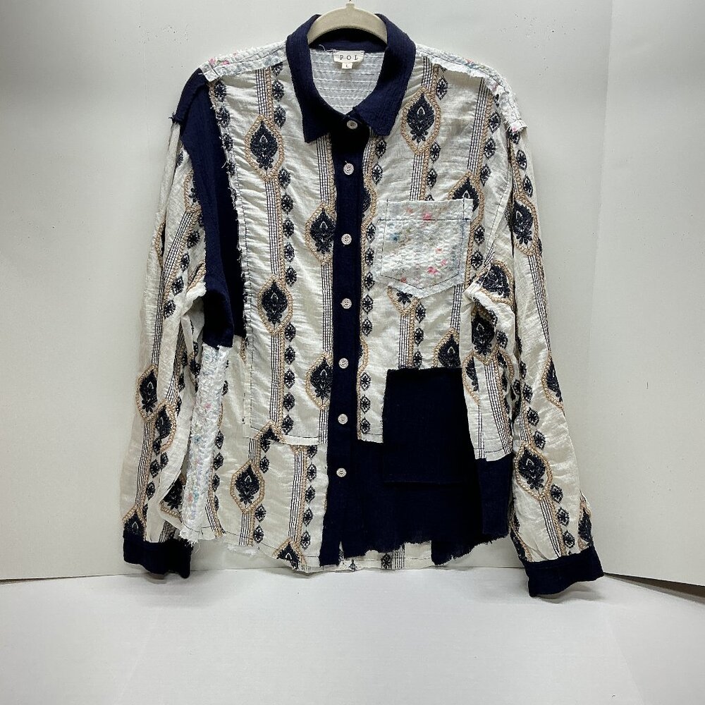 #555T-POL Long Sleeve Blouse Light Weight 🌼🌞